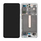 Samsung Galaxy S21 FE G990B - Ecran LCD + Sticlă Tactilă + Ramă (White) - GH82-26414B, GH82-26420B, GH82-26590B Genuine Service Pack