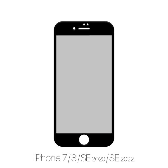 FixPremium Privacy Anti-Spy Glass - Geam securizat pentru iPhone 7, 8, SE 2020 & SE 2022