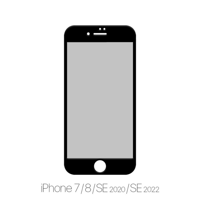 FixPremium Privacy Anti-Spy Glass - Geam securizat pentru iPhone 7, 8, SE 2020 & SE 2022