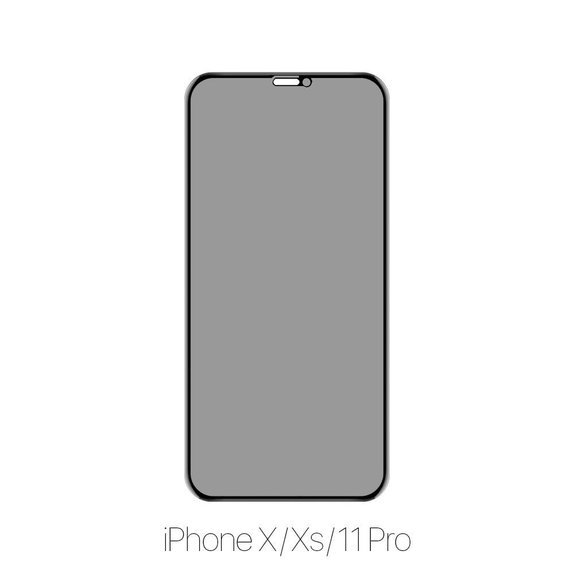 FixPremium Privacy Anti-Spy Glass - Geam securizat pentru iPhone X, XS & 11 Pro