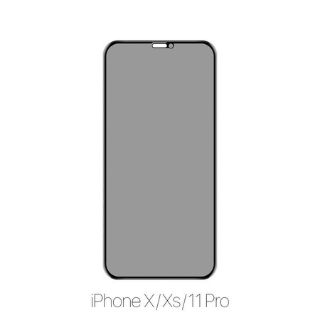 FixPremium Privacy Anti-Spy Glass - Geam securizat pentru iPhone X, XS & 11 Pro