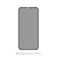 FixPremium Privacy Anti-Spy Glass - Geam securizat pentru iPhone X, XS & 11 Pro