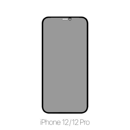 FixPremium Privacy Anti-Spy Glass - Geam securizat pentru iPhone 12 & 12 Pro