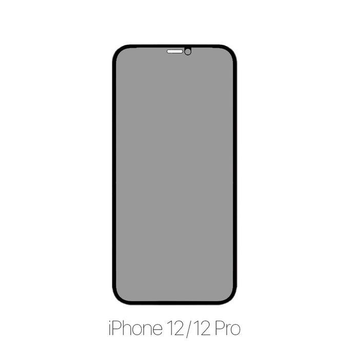 FixPremium Privacy Anti-Spy Glass - Geam securizat pentru iPhone 12 & 12 Pro