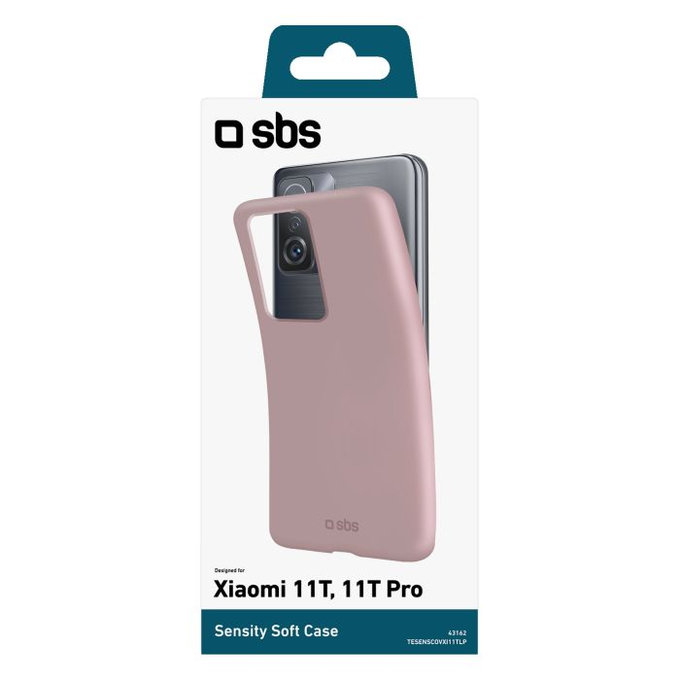 SBS - Caz Sensity pentru Xiaomi 11T, Xiaomi 11T Pro, roz