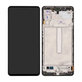 Samsung Galaxy M52 5G M526B - Ecran LCD + Sticlă Tactilă + Ramă (Black) - GH82-27091A, GH82-27094A Genuine Service Pack