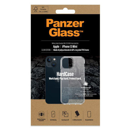 PanzerGlass - Caz HardCase AB pentru iPhone 13 mini, transparent