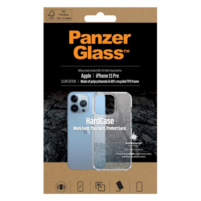 PanzerGlass - Caz HardCase AB pentru iPhone 13 Pro, transparent