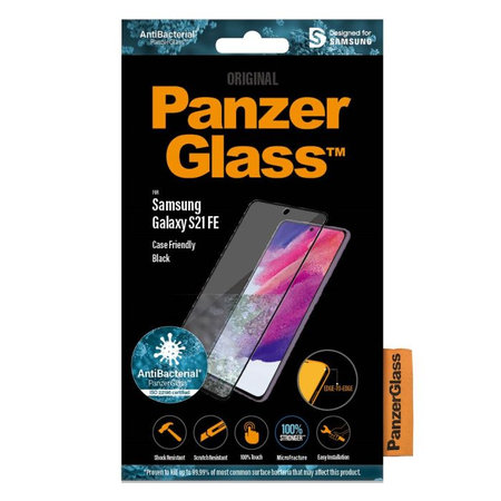 PanzerGlass - Geam Securizat Case Friendly AB pentru Samsung Galaxy S21 FE, negru