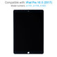 Ecran LCD pentru iPad Pro 10.5" (2017), Black, Sticlă Tactilă fără ramă, Refurbished