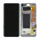 Samsung Galaxy S10 G973F - Ecran LCD + Sticlă Tactilă + Ramă (Silver) - GH82-18850G, GH82-18835G Genuine Service Pack
