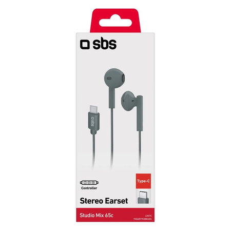 SBS - Stereo Că?ti Studio Mix 65c, USB-C conector, gri