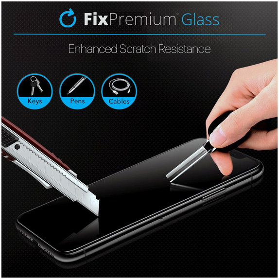 FixPremium FullCover Glass - Geam securizat pentru iPhone 13, 13 Pro, 14 & 16e