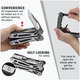 Mossy Oak - Clește multifuncțională din oțel inoxidabil 21in1