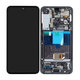 Samsung Galaxy S22 S901B - Ecran LCD + Sticlă Tactilă + Ramă (Phantom Black) - GH82-27520A, GH82-27521A Genuine Service Pack