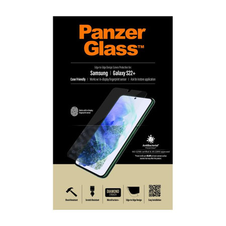 PanzerGlass - Geam Securizat Case Friendly AB pentru Samsung Galaxy S22+, transparent