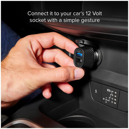 SBS - Incărcător de Ma?ină USB, USB, negru