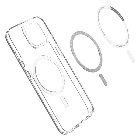 Spigen - Carcasă Ultra Hybrid cu MagSafe pentru iPhone 13 mini, albă