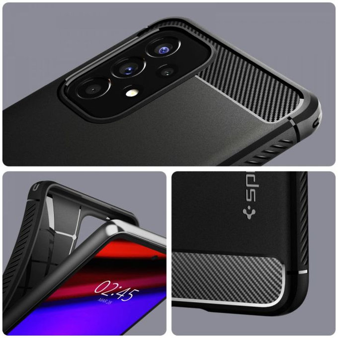 Spigen - Tok Rugged Armor - Samsung Galaxy A53 5G, Matte Black