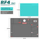 Refox RF4 Work Platform - Tampă de silicon antistatică rezistentă la căldură ESD