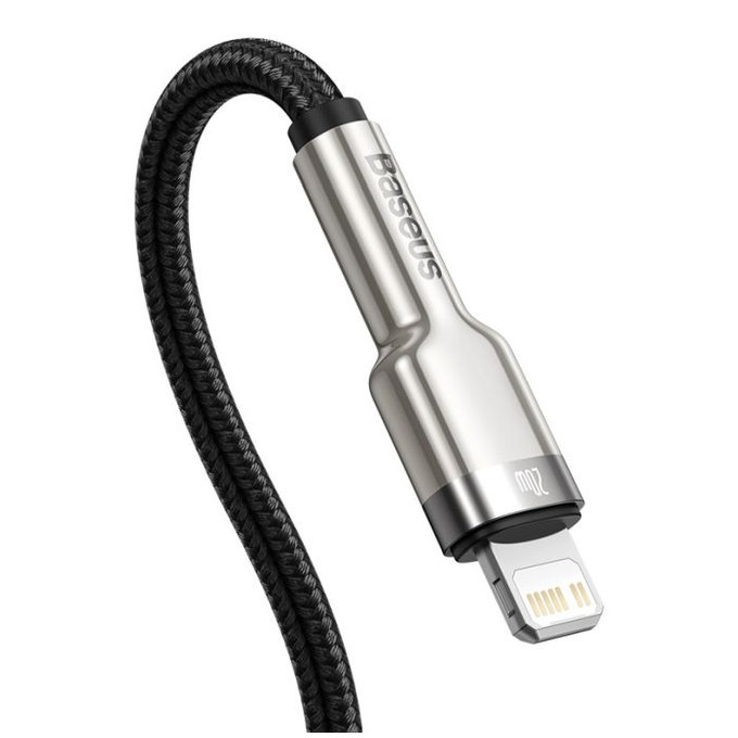 Baseus - Lightning / USB-C Cablu (2m), negru