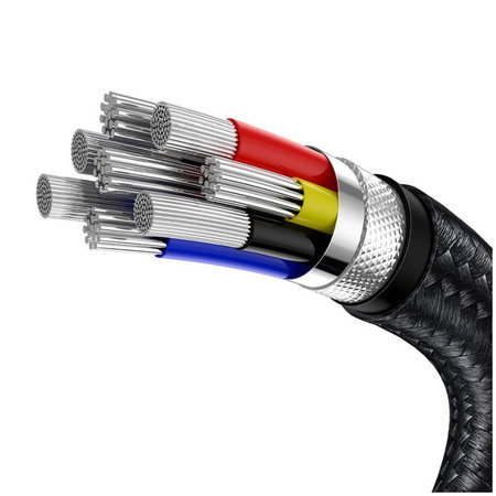 Baseus - USB-C / USB-C Cablu (2m), negru