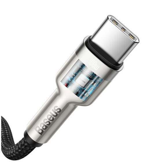 Baseus - USB-C / USB-C Cablu (2m), negru