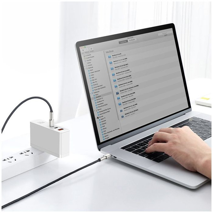 Baseus - USB-C / USB-C Cablu (2m), negru