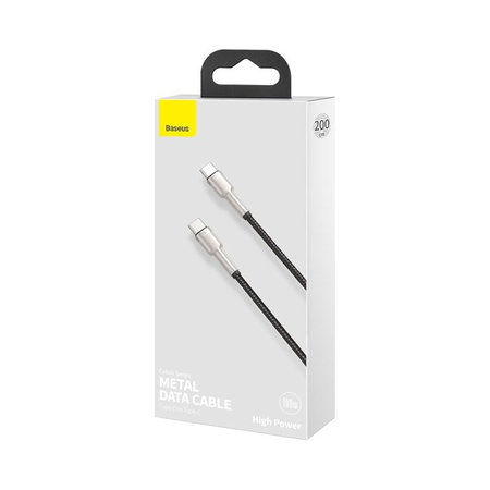 Baseus - USB-C / USB-C Cablu (2m), negru