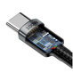 Baseus - USB-C / USB-C Cablu (2m), gri / negru