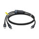 Baseus - USB-C / 2x USB-C Cablu, negru