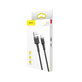 Baseus - Lightning / USB Cablu (0.5m), negru