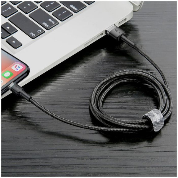 Baseus - Lightning / USB Cablu (1m), negru