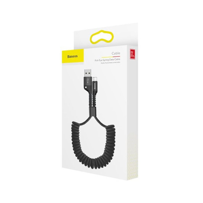 Baseus - Lightning / USB Cablu (1m), primăvară, negru