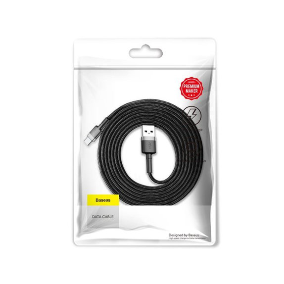 Baseus - USB-C / USB Cablu (2m), gri / negru