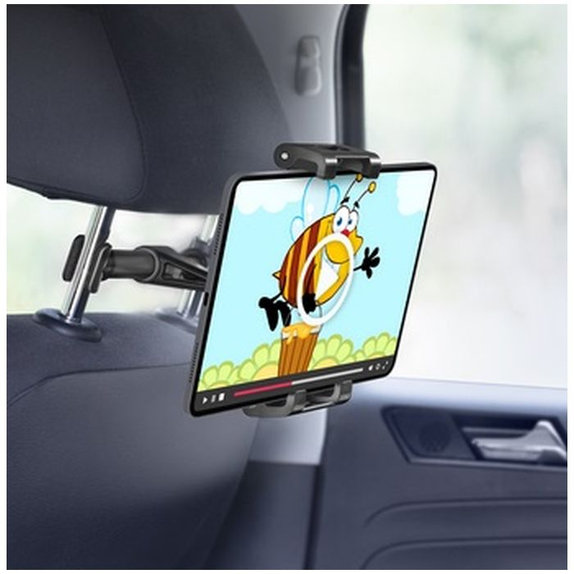 SBS - Suport pentru tetiera Mount Pro pentru smartphone & tablet cu 12.9", negru