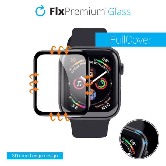 FixPremium Watch Protector - Plexiglas pentru Apple Watch 7, 8 & 9 (45mm)