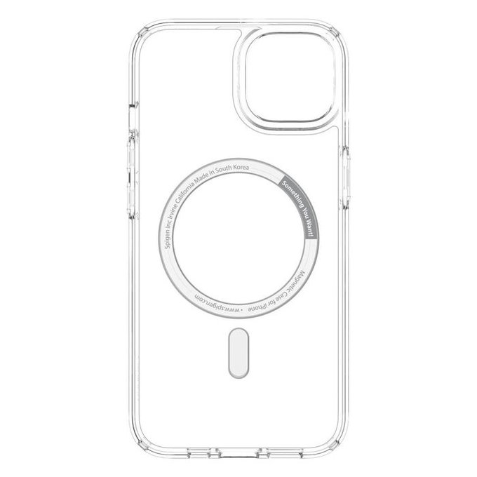 Spigen - Tok Ultra Hybrid á MagSafe-el - iPhone 13, fehér