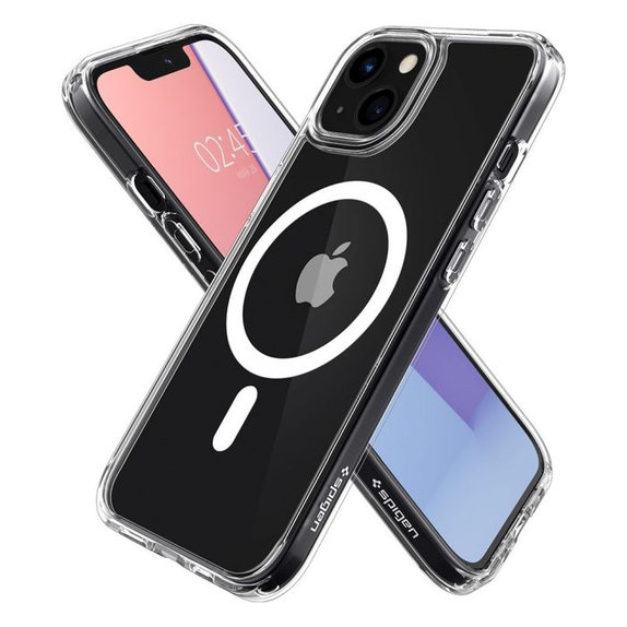 Spigen - Tok Ultra Hybrid á MagSafe-el - iPhone 13, fehér