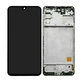 Samsung Galaxy M31s M317F - Ecran LCD + Sticlă Tactilă + Ramă (Mirage Black) OLED