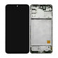 Samsung Galaxy M31s M317F - Ecran LCD + Sticlă Tactilă + Ramă (Mirage Black) TFT