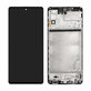 Samsung Galaxy M51 M515F - Ecran LCD + Sticlă Tactilă + Ramă (Celestial Black) TFT