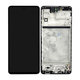 Samsung Galaxy M53 5G M536B - Ecran LCD + Sticlă Tactilă + Ramă (Black) TFT