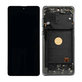 Samsung Galaxy Note 10 Lite N770F - Ecran LCD + Sticlă Tactilă + Ramă (Aura Black) OLED