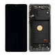 Samsung Galaxy Note 10 Lite N770F - Ecran LCD + Sticlă Tactilă + Ramă (Aura Black) TFT