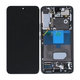 Samsung Galaxy S22 S901B - Ecran LCD + Sticlă Tactilă + Ramă (Phantom Black) OLED