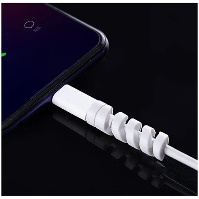 FixPremium - Organizator de cabluri - Protector de cabluri - Set de 2, negru