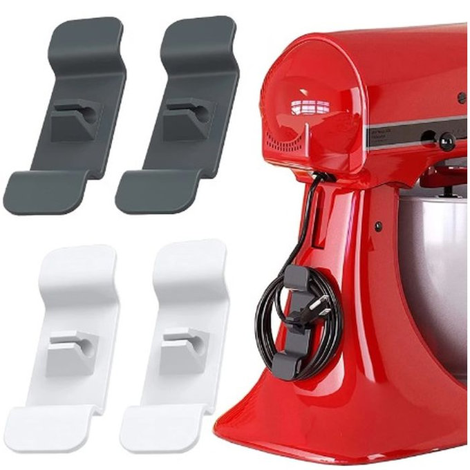 FixPremium - Organizator de cabluri - Cleme pentru cabluri - Set de 3, negru