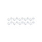 FixPremium - Organizator de cabluri - Cleme pentru cabluri - Set de 10, transparent