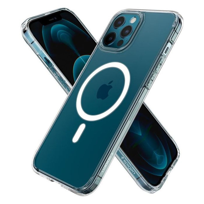 Spigen - Tok Ultra Hybrid á MagSafe-el - iPhone 12 Pro Max, fehér